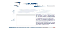 Desktop Screenshot of marinasportbari.it